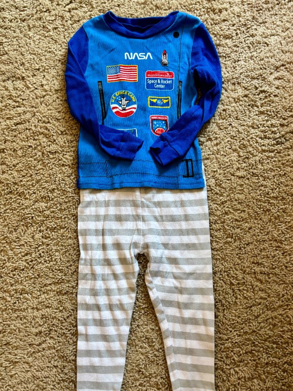 Toddler NASA Outfit 2T